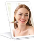 Wamoon Rechargable Makeup Mirror with Lights Portable Travel Vanity Mirror
