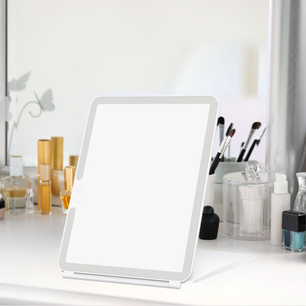 Wamoon Rechargable Makeup Mirror with Lights Portable Travel Vanity Mirror