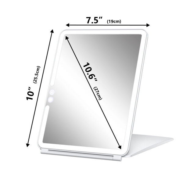 Wamoon Rechargable Makeup Mirror with Lights Portable Travel Vanity Mirror