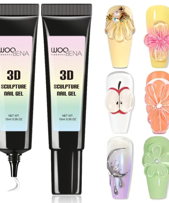 15g 3 In 1 Solid Nail Glue Nail Tips Gel For Press On Nails, Nail Gel For Fake Nails, 3in1 Nail Gel For Press OnNails, Solid NailGlue For Fake Nails, Long Lasting Acrylic Nail Gel For Manicure